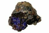 Azurite Crystal Cluster - Morocco #160309-1